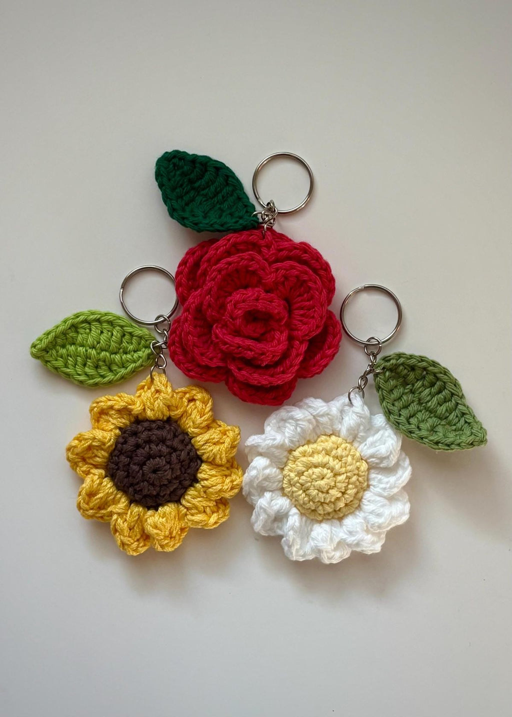 Sunflower keychains